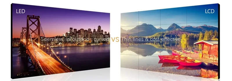 màn hình LED và LCD