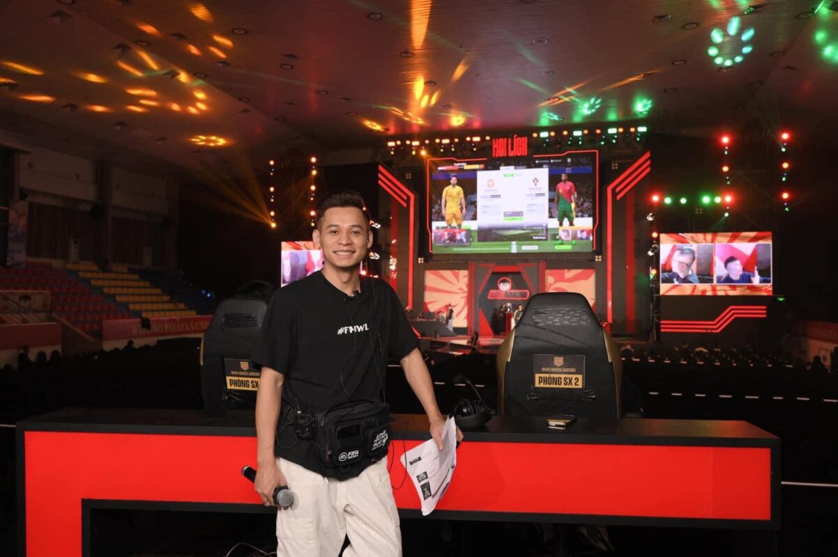 Đèn 3D Led tại fan meeting Mixi gaming