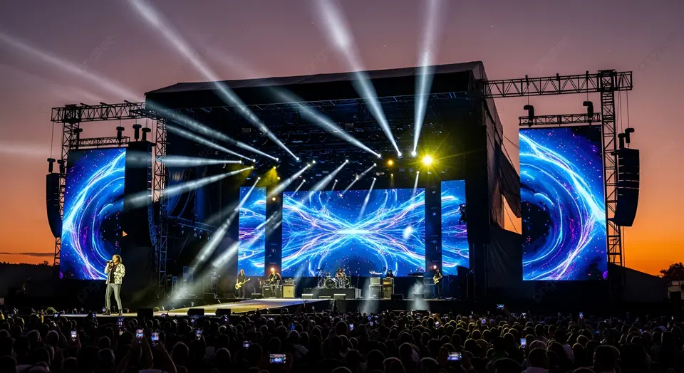 Focus Keyword: màn hình LED countdown SEO Title: Màn Hình LED Countdown: 7 Giải Pháp Cho Sự Kiện Năm Mới Quy Mô Lớn URL đề xuất: /man-hinh-led-countdown Meta Description: Màn hình LED countdown giúp tạo sân khấu đại nhạc hội năm mới với hiển thị 4K, hiệu ứng pháo hoa và trình chiếu video sống động. Tổng Quan Các sự kiện countdown năm mới thường thu hút hàng chục nghìn khán giả tại quảng trường hoặc trung tâm thành phố. Vì vậy hệ thống hiển thị phải đảm bảo kích thước lớn, độ sáng cao và khả năng hiển thị hình ảnh rõ ràng trong môi trường ngoài trời. Màn hình LED countdown được sử dụng làm phông nền sân khấu chính để trình chiếu: hiệu ứng đếm ngược video nghệ sĩ hiệu ứng pháo hoa hình ảnh thương hiệu tài trợ Nhờ kích thước lớn và độ sáng cao, hệ thống LED giúp khán giả ở khoảng cách xa vẫn có thể theo dõi nội dung rõ ràng. Cấu Hình Hệ Thống LED Countdown Một hệ thống màn hình LED countdown thường có cấu hình: Diện tích màn hình: 150–300m² Pixel pitch: P3.9 outdoor Độ sáng: 4500–6000 nits Tần số quét: ≥3840Hz Khả năng chống nước: IP65 Cấu hình này đảm bảo màn hình hoạt động ổn định trong điều kiện thời tiết ngoài trời. Lợi Ích Khi Sử Dụng LED Cho Countdown Hiển thị nội dung đếm ngược rõ ràng Tăng trải nghiệm thị giác cho khán giả Phù hợp sự kiện ngoài trời Trình chiếu video nghệ sĩ Tăng hiệu quả quảng cáo thương hiệu Thu hút sự chú ý của đám đông Tạo sân khấu đại nhạc hội hoành tráng Màn Hình LED Cho Concert Âm Nhạc: 8 Giải Pháp Sân Khấu Đại Nhạc Hội Focus Keyword: màn hình LED concert SEO Title: Màn Hình LED Concert: 8 Giải Pháp Sân Khấu Cho Đại Nhạc Hội URL đề xuất: /man-hinh-led-concert Meta Description: Màn hình LED concert giúp tạo sân khấu đại nhạc hội với hiển thị video nghệ sĩ, hiệu ứng ánh sáng và nội dung đồ họa sống động. Vai Trò Của Màn Hình LED Trong Concert Trong các concert âm nhạc, khán giả thường đứng ở khoảng cách xa sân khấu. Vì vậy màn hình LED đóng vai trò quan trọng trong việc hiển thị hình ảnh nghệ sĩ. Hệ thống màn hình LED concert có thể trình chiếu: video nghệ sĩ biểu diễn hiệu ứng đồ họa sân khấu visual animation theo nhạc hình ảnh khán giả Nhờ kích thước lớn và độ phân giải cao, màn hình LED giúp khán giả theo dõi rõ từng khoảnh khắc biểu diễn. Công Nghệ LED Cho Concert Các hệ thống LED concert hiện đại sử dụng: Pixel pitch nhỏ Tần số quét cao HDR Góc nhìn rộng Những công nghệ này giúp hình ảnh hiển thị sắc nét và phù hợp với các chương trình truyền hình trực tiếp.