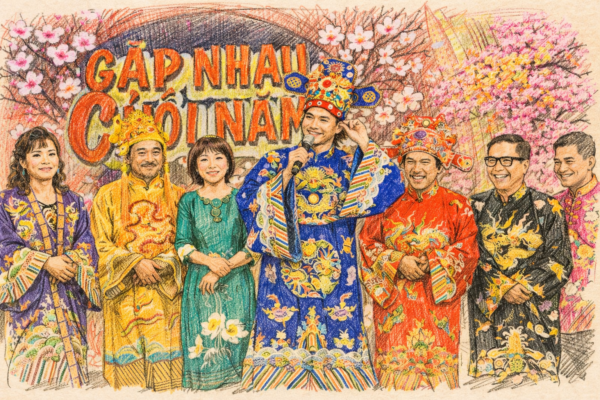 màn hình LED chương trình Táo Quân