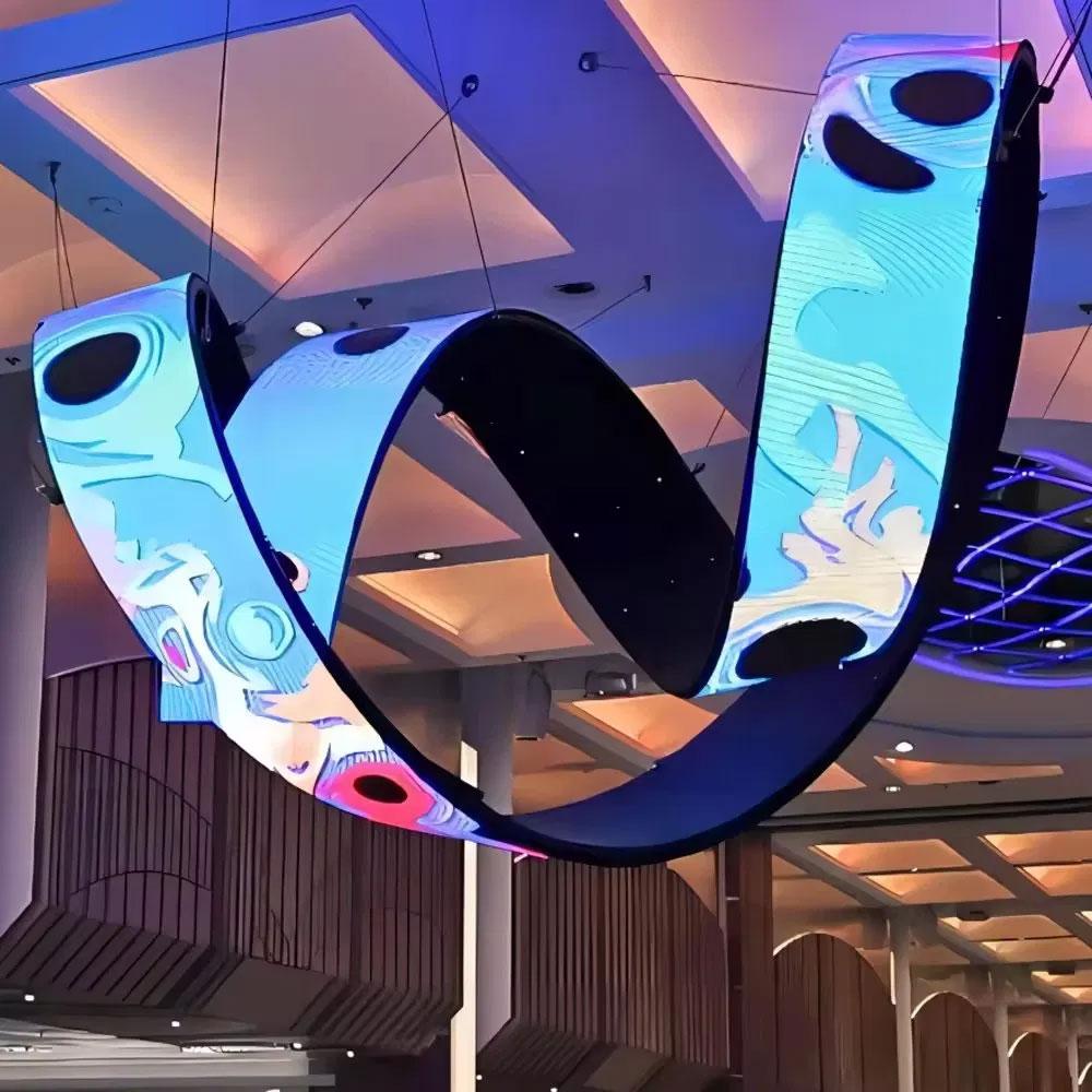 Màn hình LED dẻo là gì? Cấu tạo, ưu điểm, ứng dụng và báo giá mới nhất 10 màn hình led dẻo dạng cong