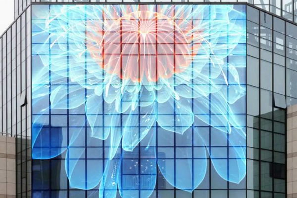 Màn hình LED Film – Giải pháp hiển thị trong suốt cho không gian hiện đại 3 man hinh led film 1