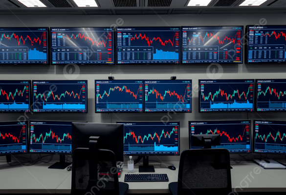 màn hình LED chứng khoán