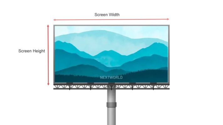 kích thước màn hình led
