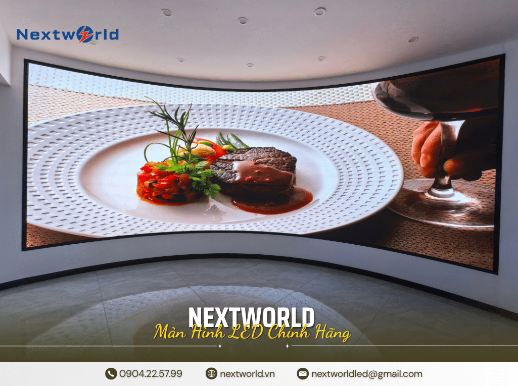 Nextworld Màn Hình LED Chính Hãng – Giải Pháp Hiển Thị Chuyên Nghiệp Cho Mọi Không Gian 4 man hinh led trong nha