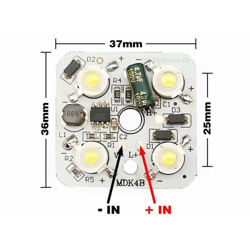 Module LED là gì? Cấu tạo, phân loại và ứng dụng chi tiết 13 module led 4 bóng