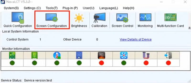Top 15 phần mềm điều khiển màn hình LED phổ biến và tốt nhất 2 Giao diện phần mềm NovaLCT