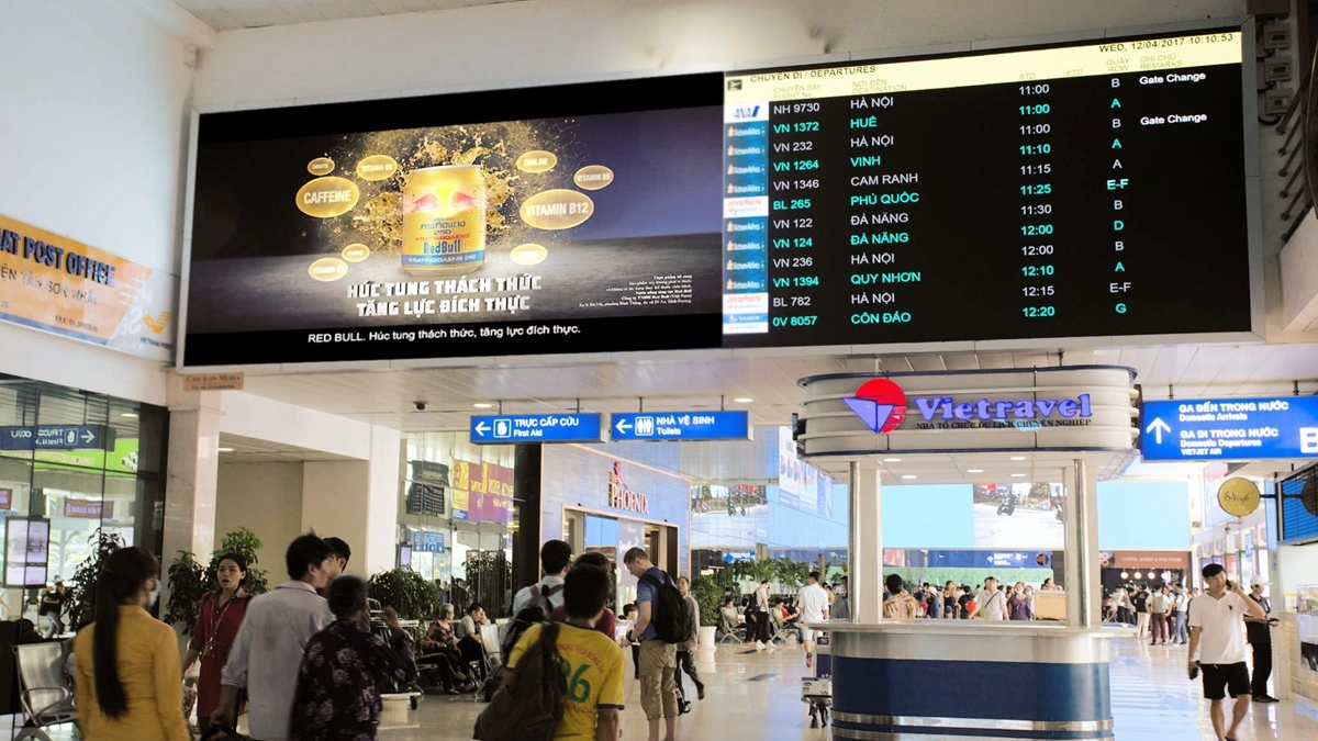 FIDS là gì? Tìm hiểu hệ thống hiển thị thông tin chuyến bay 25 ứng dụng của màn hình điện tử FIDS tại sân bay