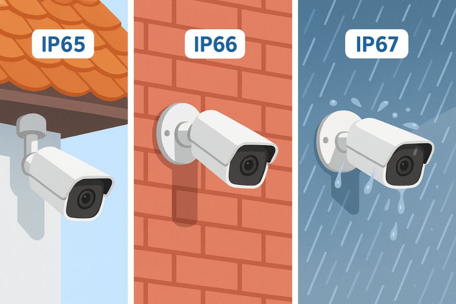 IP65 là gì? Giải mã tiêu chuẩn IP65 và khả năng chống bụi, nước 8 so sánh ip65, ip66 và ip67