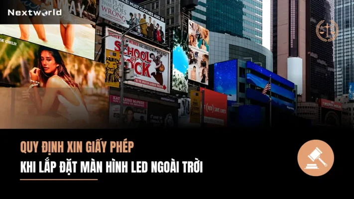 quy định lắp đặt màn hình led ngoài trời