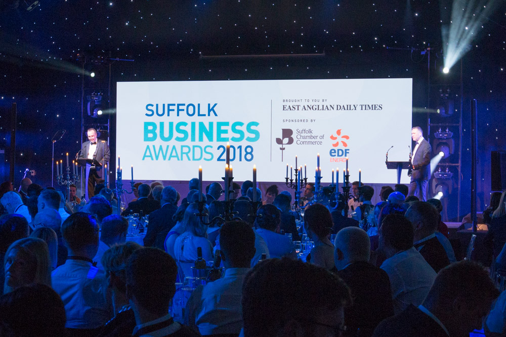 suffolk business awards led video screen