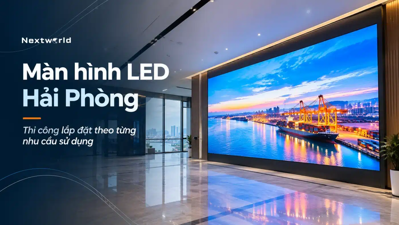 Màn hình LED Hải Phòng – Thi công lắp đặt theo từng nhu cầu sử dụng 1 man hinh led hai phong 001