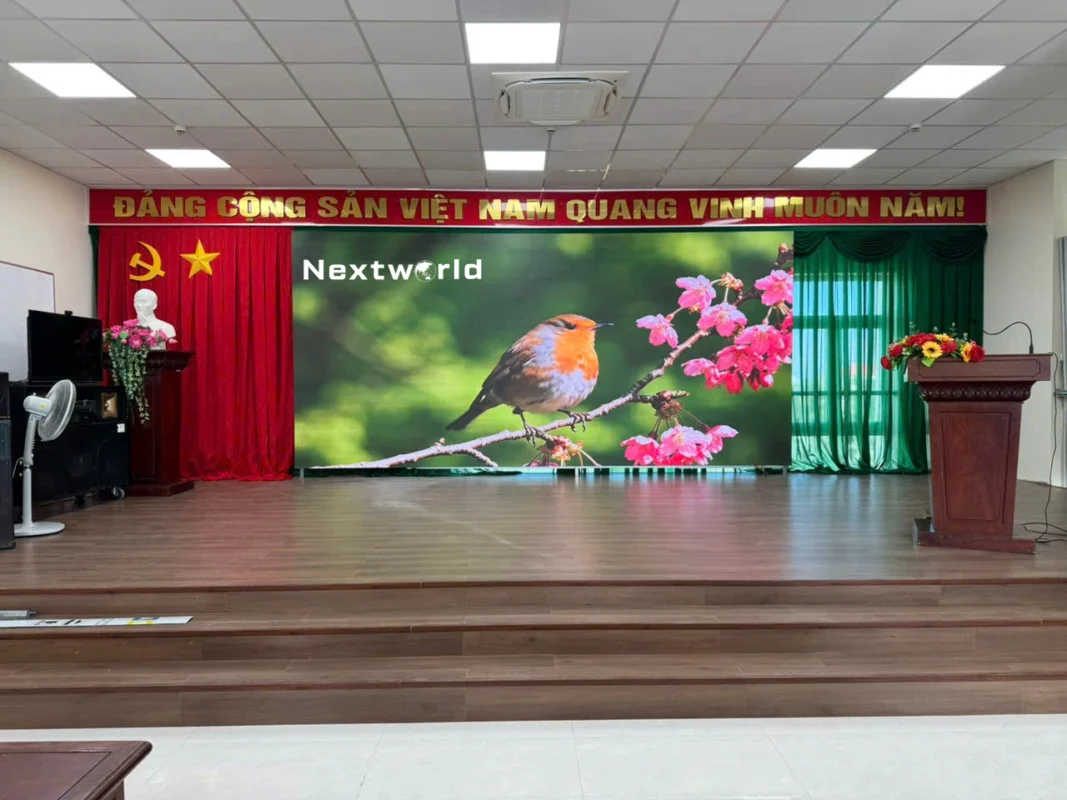 Công Trình Màn Hình LED Hội Trường Tại Hải Dương 1 man hinh led hoi truong tai hai duong 1